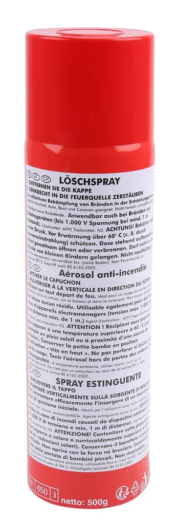 Olympia Feuerlöschspray Feuerlöscher Fettbrand Universal Einsetzbares Auf Schaumbasis 500g 2 Olympia Feuerlöschspray Feuerlöscher Fettbrand Universal Einsetzbares Auf Schaumbasis 500g – Bild 2