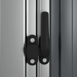 VidaXL Geräteschuppen Grau 118,5x97x209,5 Cm Verzinkter Stahl -Garten- & Gewächshäuser Geschäft ebfe5b439274bd0f1ada9bbc64aa7381