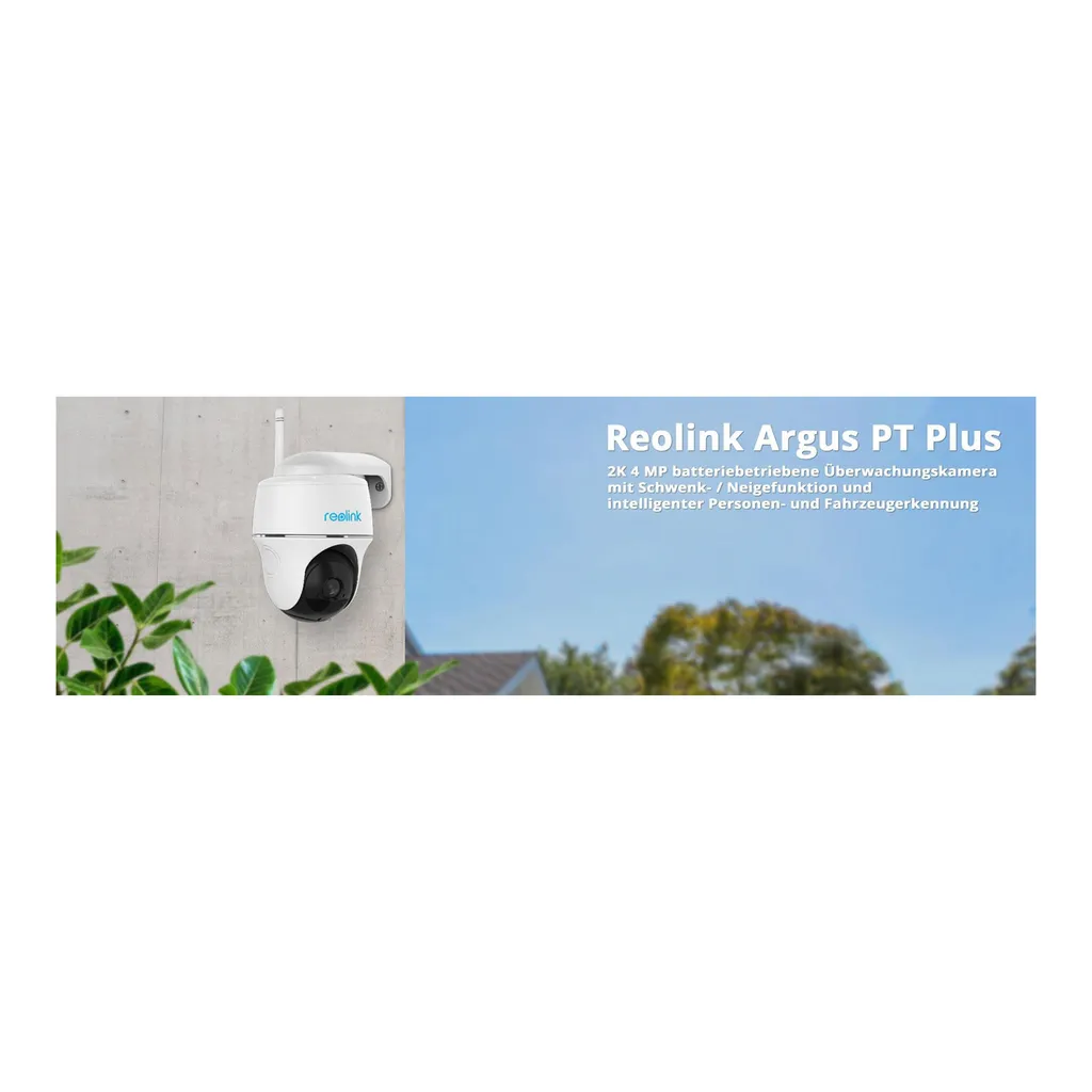 Reolink Argus PT Plus 100% Kabellose Batteriebetriebene WLAN IP 2K 4 MP Überwachungskamera Mit Akku, Schwenk- Und Neigefunktion Und Intelligenter Personen- Und Fahrzeugerkennung, Inkl. 64 GB MicroSD-Karte. Unterstützt Aufladung Mit Reolink Solarpanel. 6 Reolink Argus PT Plus 100% Kabellose Batteriebetriebene WLAN IP 2K 4 MP Überwachungskamera Mit Akku, Schwenk- Und Neigefunktion Und Intelligenter Personen- Und Fahrzeugerkennung, Inkl. 64 GB MicroSD-Karte. Unterstützt Aufladung Mit Reolink Solarpanel. – Bild 6