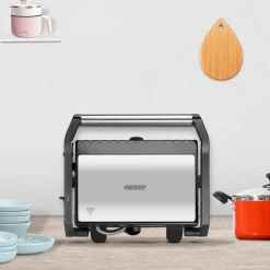 Monzana Kontaktgrill XL 180°C Klappbar Antihaftbeschichtung Edelstahl Temperaturkontrolle 1600W Tischgrill Sandwich Maker -Garten- & Gewächshäuser Geschäft ec4f349c34a0d4de65e37e446e7d6d90
