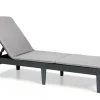 ALLIBERT By KETER Allibert Sunlounger Liege Jaipur Inkl. Auflage, Farbe Graphit/Grau