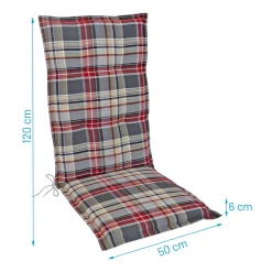 Kettler Polen RelaxXL Gartenstuhlauflage Für Hochlehner CARLITO Karo-Bunt 120x50x6cm 2 Stück -Garten- & Gewächshäuser Geschäft ecb5ed0cd1ddebc81f3dbd1525e2f6e4