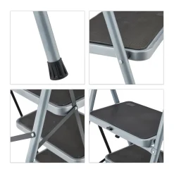 Relaxdays Graue Trittleiter Mit 4 Stufen -Garten- & Gewächshäuser Geschäft ecbfc0cc904e86a383ba7e6cd45a7833