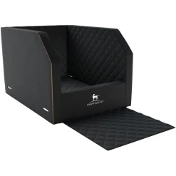 Knuffelwuff Auto KFZ Hunde Sitzschutz Cargo Für Den Rücksitz 60 X 78 X 50cm Schwarz