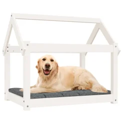 VidaXL Hundebett Weiß 81x60x70 Cm Massivholz Kiefer -Garten- & Gewächshäuser Geschäft ed2ccb021e097fd6de45b935be291ba3