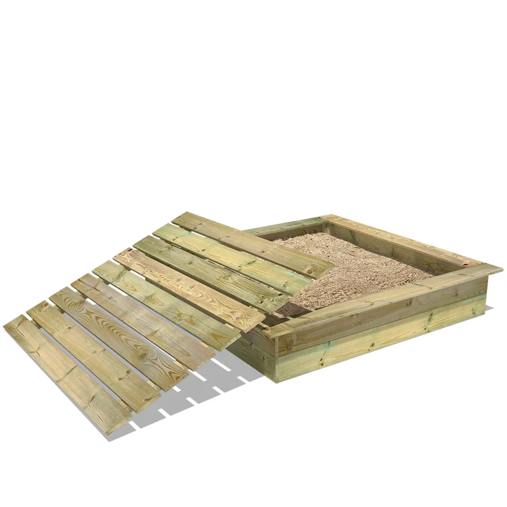 WICKEY King Kong 165 X 165 Cm Sandkasten Mit Deckel Sandkiste Mit Sitzbank Garten Kinder 1 WICKEY King Kong 165 X 165 Cm Sandkasten Mit Deckel Sandkiste Mit Sitzbank Garten Kinder