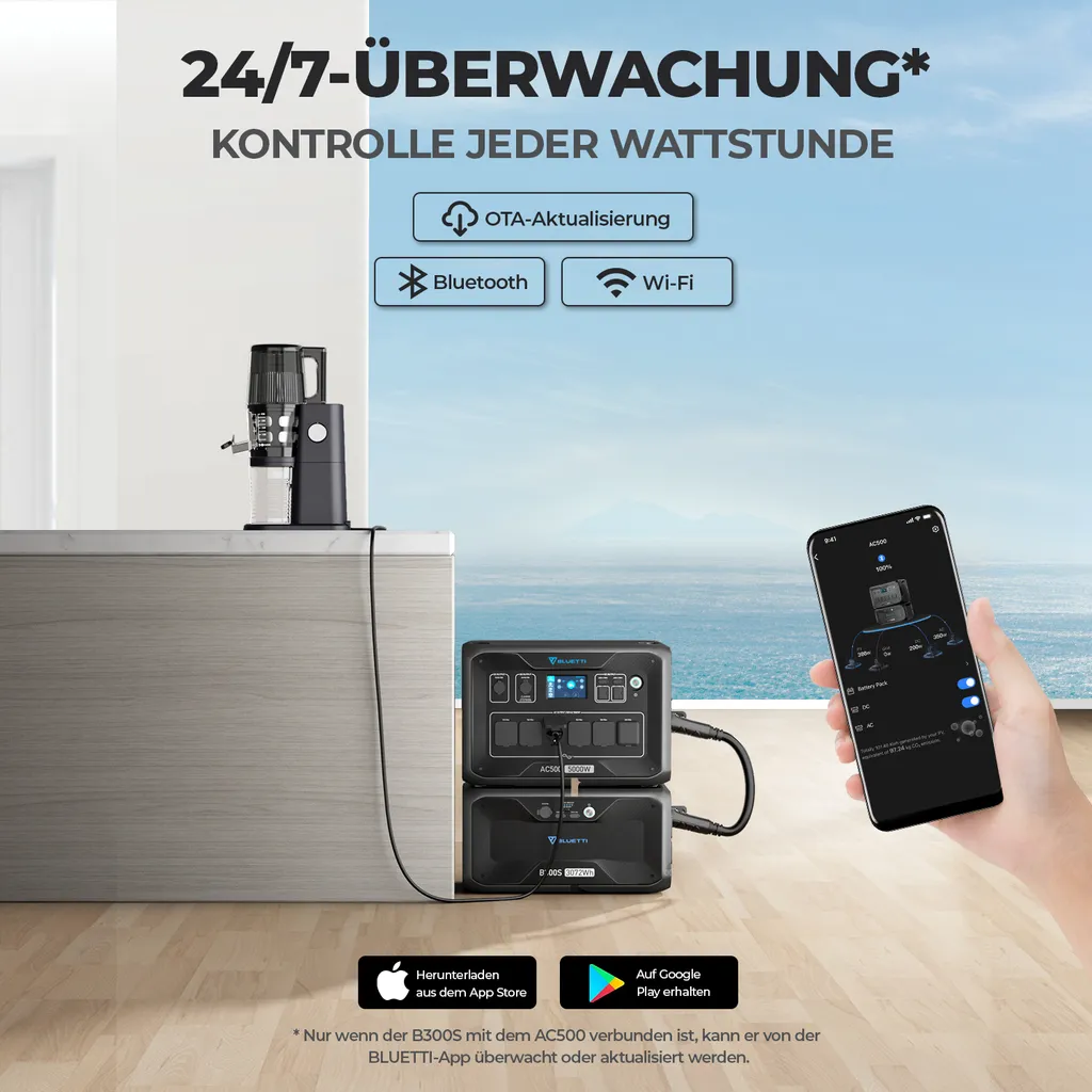 Bluetti B300S 3kWh Zusatzakku - LiFePO4 Power Station *Angebot Gemäß§12 Abs.3 UstG, Farbe:gray 3 Bluetti B300S 3kWh Zusatzakku - LiFePO4 Power Station *Angebot Gemäß§12 Abs.3 UstG, Farbe:gray – Bild 3