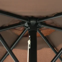 Outsunny Knickschirm Sonnenschirm Gartenschirm Marktschirm Mit Handkurbel Alu 180/㎡ Polyester Braun ∅2,7 X 2,35 M 17 Outsunny Knickschirm Sonnenschirm Gartenschirm Marktschirm Mit Handkurbel Alu 180/㎡ Polyester Braun ∅2,7 X 2,35 M -Garten- & Gewächshäuser Geschäft ed5ef2d9fb100eb0fb14b105ed3912f1