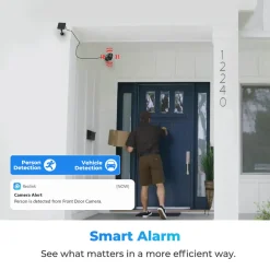 Reolink 4MP Akku 2,4/5GHz WLAN IP-Überwachungskamera Aussen Mit Personen-/Fahrzeugerkennung, Spotlight, Farbnachtsicht, PIR-Sensor, Zeitraffer, 2-Wege-Audio, Argus 3 Pro (Schwarz) -Garten- & Gewächshäuser Geschäft ed6ba10eee890f35c98a03b6456ae308