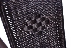 VCM 2er Set Bistrostuhl Dunkel-braun Stapelstuhl Balkonstuhl Rattanstuhl Poly-Rattan -Garten- & Gewächshäuser Geschäft ed963bc966171059336f7722c5a31a96