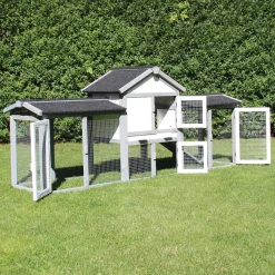 Zoo-XXL Kaninchenstall Picasso - Grau/weiß 17 Zoo-XXL Kaninchenstall Picasso - Grau/weiß -Garten- & Gewächshäuser Geschäft eda74b29bbd70644027e22013cb0a700