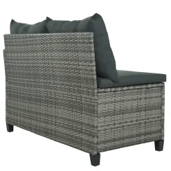 Merax Gartenlounge-Set Polyrattan Lounge Für 9 Personen, 5er Ecksofa, 1xTisch Mit Glas, 4x Hocker Mit Kissen, Gartenmöbel Set Balkonset, Grau 22 Merax Gartenlounge-Set Polyrattan Lounge Für 9 Personen, 5er Ecksofa, 1xTisch Mit Glas, 4x Hocker Mit Kissen, Gartenmöbel Set Balkonset, Grau -Garten- & Gewächshäuser Geschäft edbf61beec16f2623d3508bdafcf4ecf