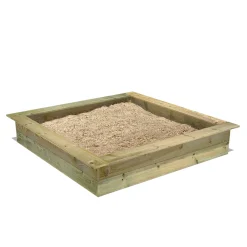 WICKEY King Kong 165 X 165 Cm Sandkasten Sandkiste Mit Sitzbank Garten Kinder Buddelkiste