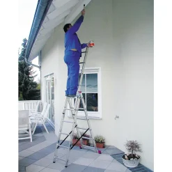 KRAUSE Corda VielzweckLeiter Mit Treppenfunktion 3 X 6 Sprossen Arbeitshöhe 4,55m -Garten- & Gewächshäuser Geschäft ee6ff5fe88877067e2968bc5d3b77716