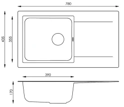 Respekta Einbauspüle Denver 78x43,5x17 Cm, Schwarz 29 Respekta Einbauspüle Denver 78x43,5x17 Cm, Schwarz -Garten- & Gewächshäuser Geschäft eebb1a54637878d6cb1e740abe4245dc