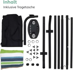 VITA5 Hängematte Mit Gestell Outdoor - Hängematte 2 Personen Für Garten & Balkon - Doppelhängematte Mit Getränkehalter- Tragbare Hängematte 200kg Belastbarkeit (Grün/Blau Cupholder) 16 VITA5 Hängematte Mit Gestell Outdoor - Hängematte 2 Personen Für Garten & Balkon - Doppelhängematte Mit Getränkehalter- Tragbare Hängematte 200kg Belastbarkeit (Grün/Blau Cupholder) -Garten- & Gewächshäuser Geschäft ef04d1724127786b1740f247229d7cd0