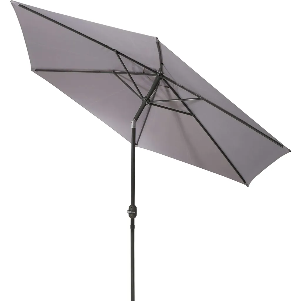 Countryside® Alu Sonnenschirm Marktschirm 3m Grau 2 Countryside® Alu Sonnenschirm Marktschirm 3m Grau – Bild 2