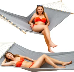 Amanka Doppel Hängematte Mit Gestell 200x120 Cm Garten Hängeliege Hängemattengestell -Garten- & Gewächshäuser Geschäft ef72f91c722d3d3df0229a66c5689764