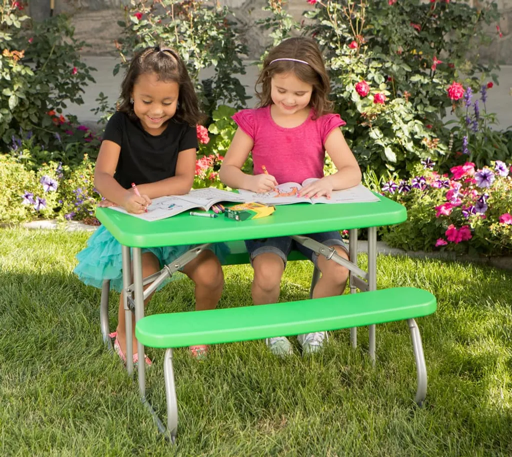 Lifetime Kunststoff Picknicktisch Kinder Grün 6 Lifetime Kunststoff Picknicktisch Kinder Grün – Bild 6