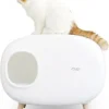 MakeSure Katzentoilette Mit Schublade - Weiß - 60 X 38 X 45 Cm - Design