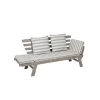 Greemotion Gartenbank Multifunktionsliege Hawaii , Akazie Grau Holz