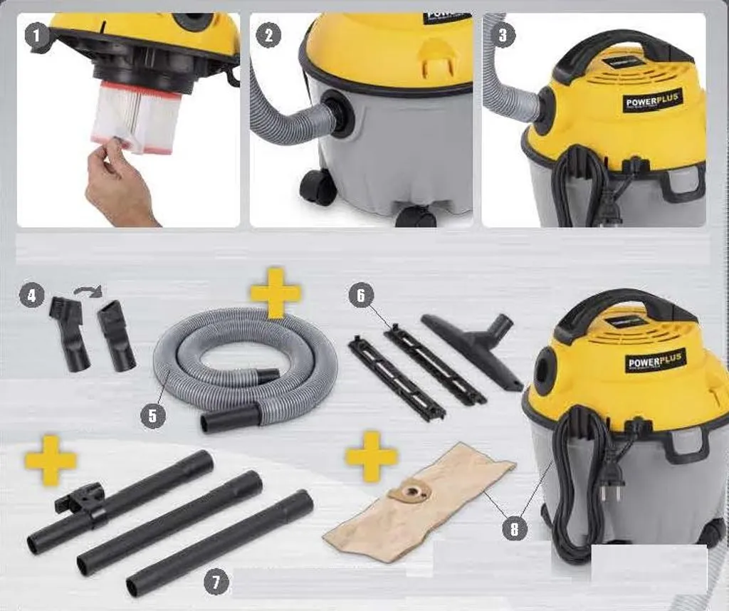 Varo Nass Sauger Trockensauger Staubsauger Beutellos Blasfunktion 10 LTank 800 W 8 Varo Nass Sauger Trockensauger Staubsauger Beutellos Blasfunktion 10 LTank 800 W – Bild 8