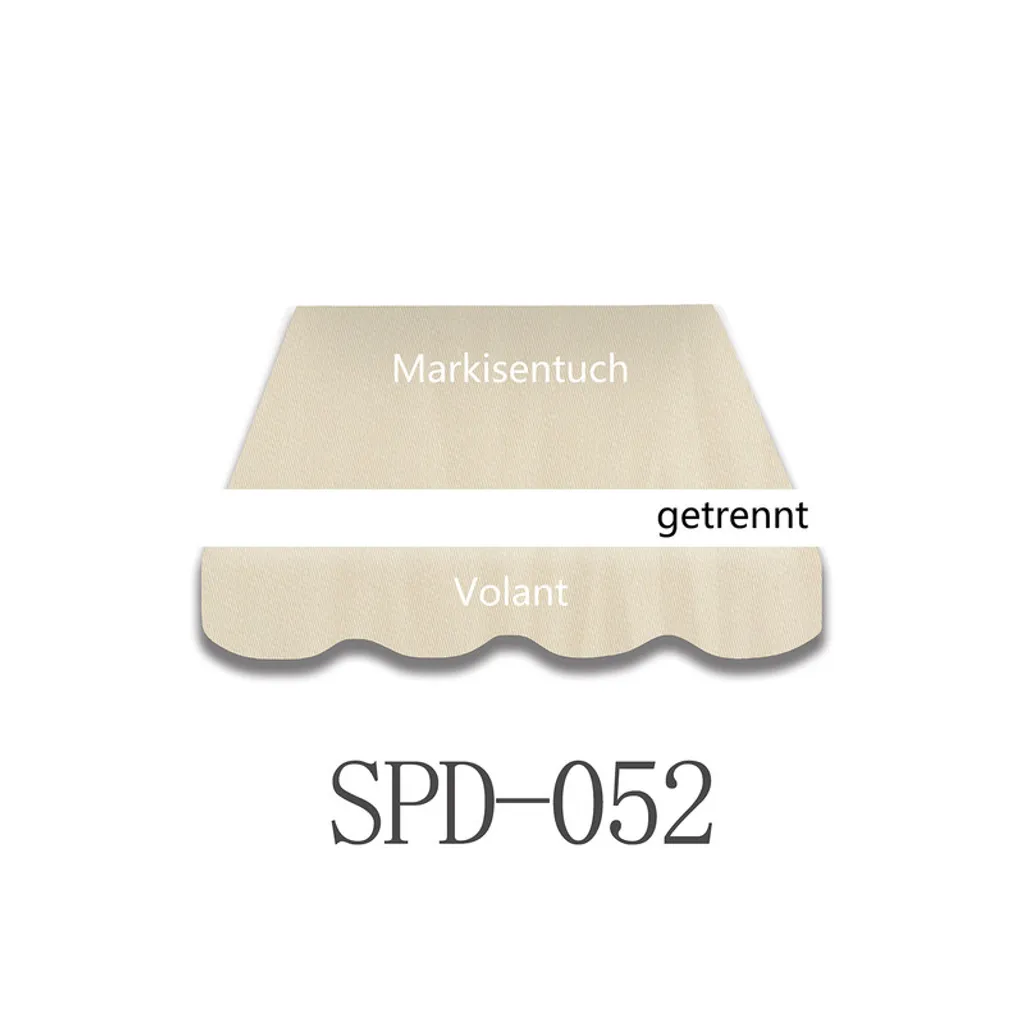 VANA Markisenstoffe Markisentuch Markisenbespannung Zeltstoffe Sonnenschutz Ersatzstoffe Ohne Volant (6x3.5m, SPD052) 1 VANA Markisenstoffe Markisentuch Markisenbespannung Zeltstoffe Sonnenschutz Ersatzstoffe Ohne Volant (6x3.5m, SPD052)