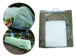 Gravidus Pflanztunnel Vlies Netz Frühbeet Gewächshaus Treibhaus Vliestunnel 300x45x30cm