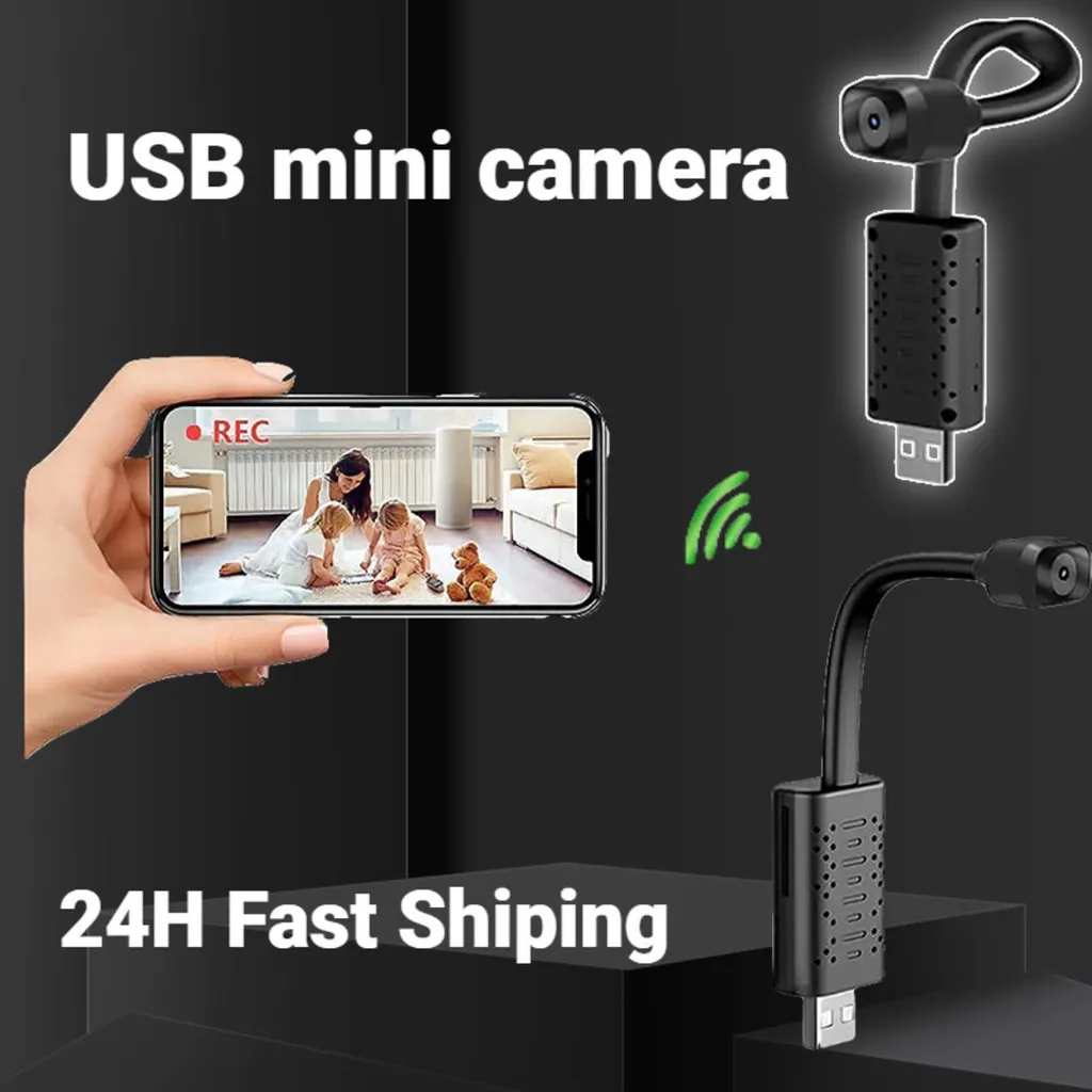 Amorxia USB Mini Video WIFi Kamera 4K Portable Wifi Home Security Fernbedienung Bewegungserkennung Audio Recorder Kleine WiFi Kamera V380 - Wifi APP 1080p Nachtsicht Quadratischer Kopf 2 Amorxia USB Mini Video WIFi Kamera 4K Portable Wifi Home Security Fernbedienung Bewegungserkennung Audio Recorder Kleine WiFi Kamera V380 - Wifi APP 1080p Nachtsicht Quadratischer Kopf – Bild 2