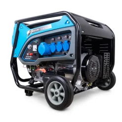 DeTecc. Benzin Generator | Stromerzeuger Mit 6 KW 230 V | Notstromaggregat Für Notstromversorgung DT-6500E-1