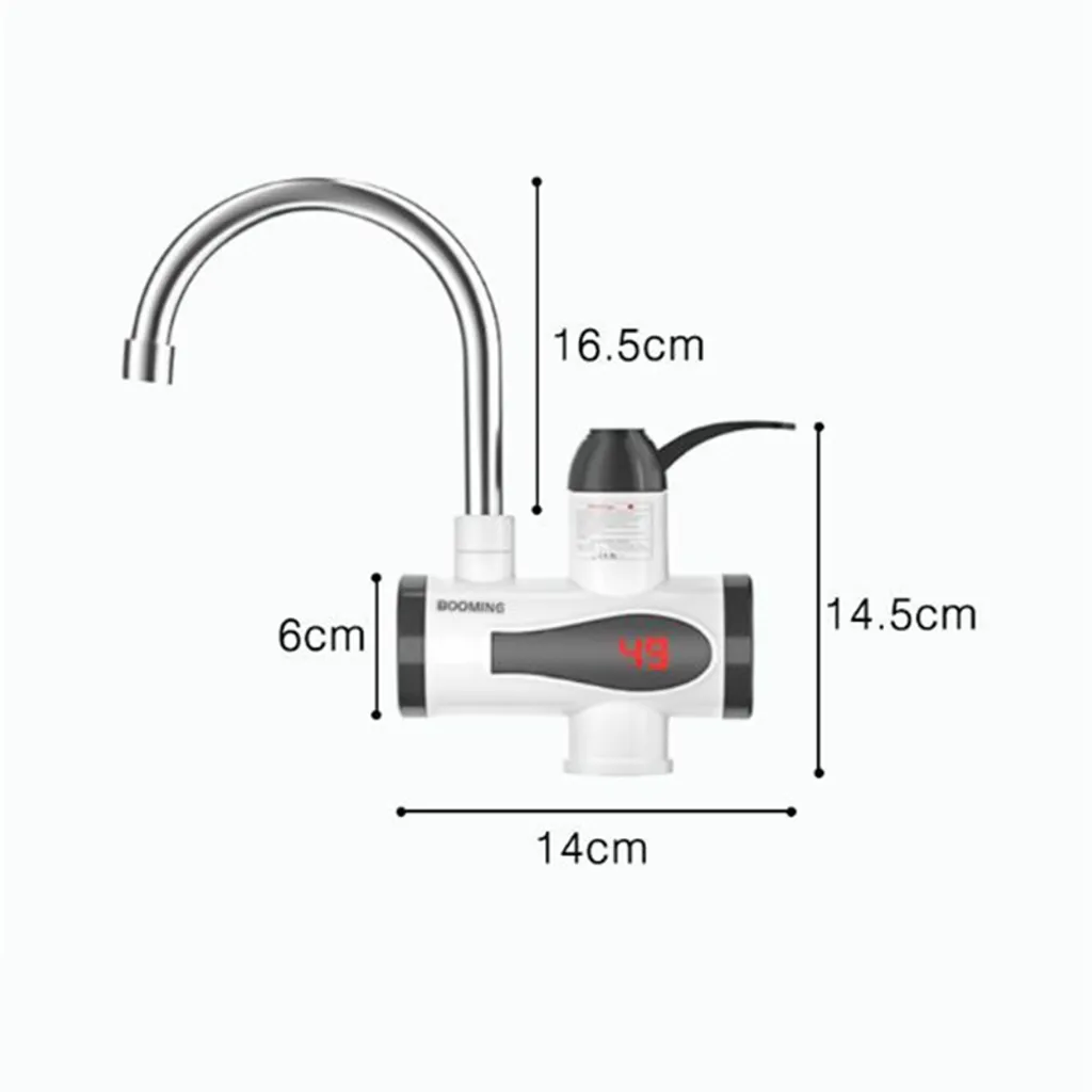 F-Beast Elektrisch LED Wasserhahn 3000W Sofort Heizung Durchlauferhitzer Armatur Spültis 7 F-Beast Elektrisch LED Wasserhahn 3000W Sofort Heizung Durchlauferhitzer Armatur Spültis – Bild 7
