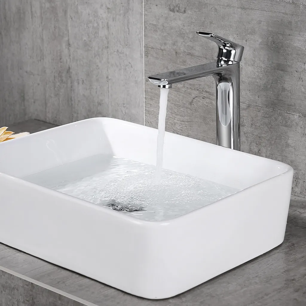 Wasserhahn Bad Hoch Waschbeckenarmatur Badarmatur Mit Langem Wasserauslass Armatur Bad Waschtischarmatur Einhandmischer Mit Auslauf Höhe 245 Mm, Homelody 2 Wasserhahn Bad Hoch Waschbeckenarmatur Badarmatur Mit Langem Wasserauslass Armatur Bad Waschtischarmatur Einhandmischer Mit Auslauf Höhe 245 Mm, Homelody – Bild 2