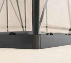 PALRAM-CANOPIA Palram - Canopia Aluminium Gewächshaus Harmony 66 | Grau | 185x185x208 Cm -Garten- & Gewächshäuser Geschäft f0dd21e25ed259750e68a5489ed861c3