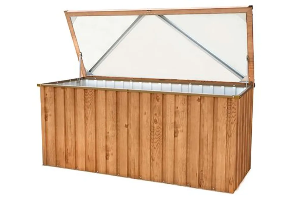 DURAMAX-Metall-Gerätebox 170x70 Holz-Dekor Eiche-7448 2 DURAMAX-Metall-Gerätebox 170x70 Holz-Dekor Eiche-7448 – Bild 2