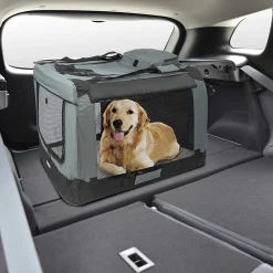 ONVAYA® Faltbare Transportbox Für Hunde & Katzen | XL | Faltbare Hundebox Oder Katzenbox Für Auto & Zuhause | Farbe Grau Schwarz 13 ONVAYA® Faltbare Transportbox Für Hunde & Katzen | XL | Faltbare Hundebox Oder Katzenbox Für Auto & Zuhause | Farbe Grau Schwarz -Garten- & Gewächshäuser Geschäft f0f2a82ff256fb0b29ed92127fde74b1