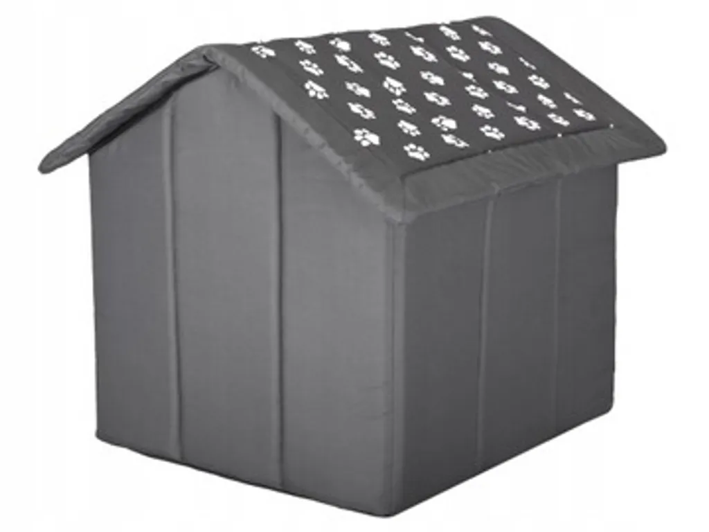 Hobbydog R6 BUDSWL4 Hundehöhle Katzenhöhle Hundebett Katzenbett Grau Mit Pfötchen XL R6: 76 X 72 X 74 Cm 1 Hobbydog R6 BUDSWL4 Hundehöhle Katzenhöhle Hundebett Katzenbett Grau Mit Pfötchen XL R6: 76 X 72 X 74 Cm