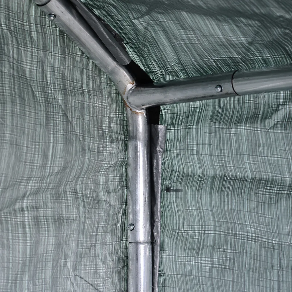 Outsunny Foliengerätehaus, Gerätehaus Im Garten, Foliengarage, Galvanisierter Stahl, PE, Grau 2 X 2 X 2 M 10 Outsunny Foliengerätehaus, Gerätehaus Im Garten, Foliengarage, Galvanisierter Stahl, PE, Grau 2 X 2 X 2 M – Bild 10