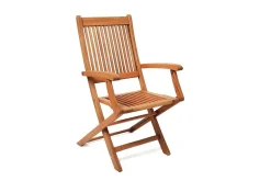 Merxx Klappsessel "Rio" 2er Set - Eukalyptusholz