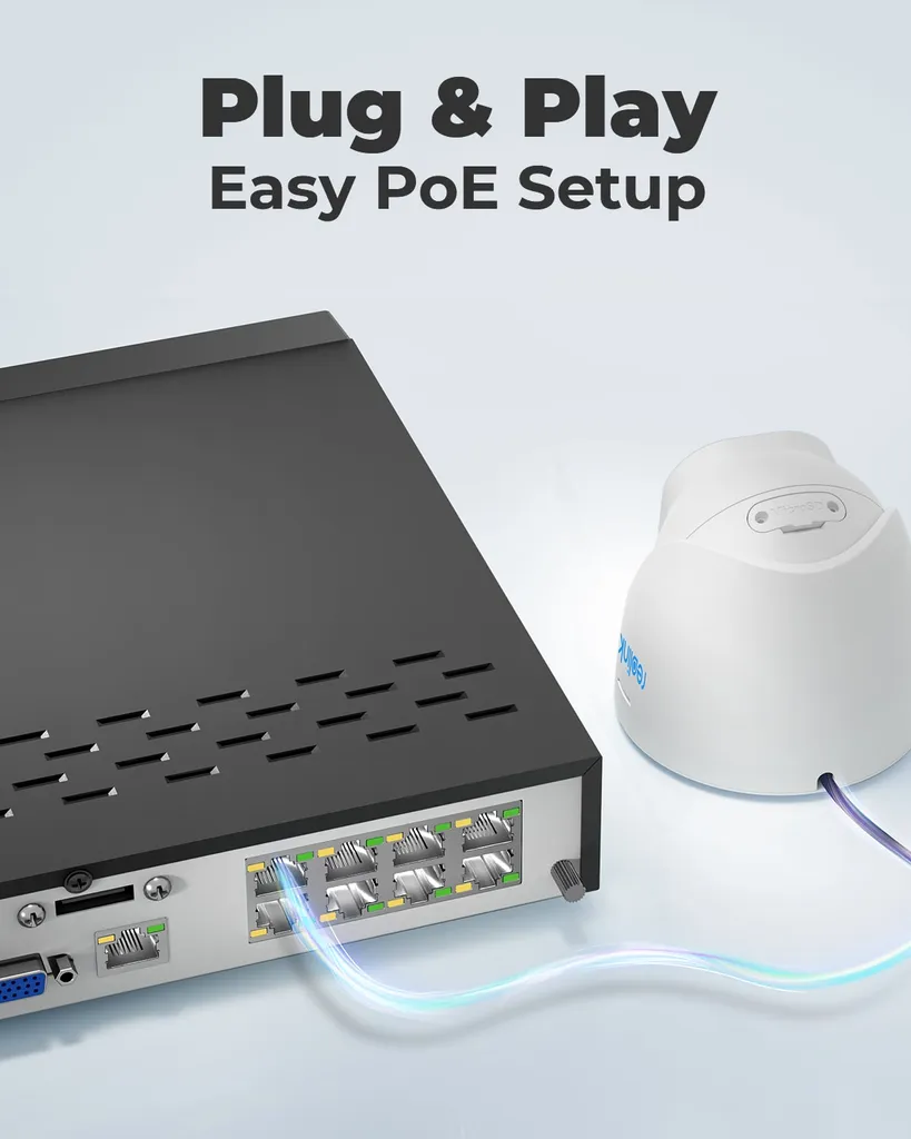 Reolink 4K Überwachungskamera Aussen Set, 8CH Videoüberwachung Mit 4X 8MP PoE IP Kamera Und 2TB HDD NVR Für 24/7 Aufnahme, Personenerkennung Und Fahrzeugerkennung, IP66, RLK8-800D4-A 4 Reolink 4K Überwachungskamera Aussen Set, 8CH Videoüberwachung Mit 4X 8MP PoE IP Kamera Und 2TB HDD NVR Für 24/7 Aufnahme, Personenerkennung Und Fahrzeugerkennung, IP66, RLK8-800D4-A – Bild 4