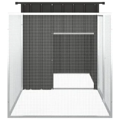 VidaXL Hühnerkäfig Anthrazit 200x91x100 Cm Verzinkter Stahl -Garten- & Gewächshäuser Geschäft f24d45add2bbd26c5bdf86951a32f17e