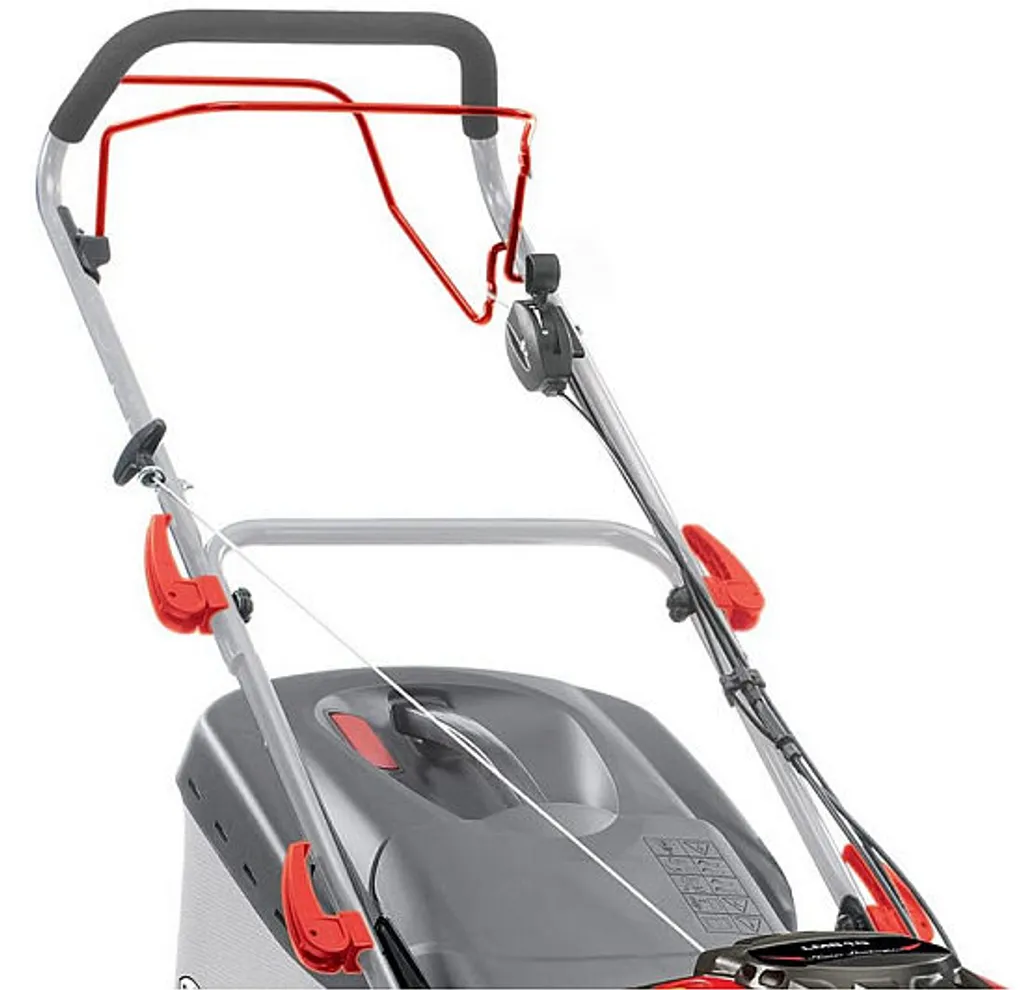 Ikra Benzinrasenmäher "Tonino-Lamborghini" PL 5316 TL (mit Radantrieb, Motorleistung 2,51 KW, Schnitthöhe: 25-90 Mm, Mähsystem: Fangen, Mulchen, Seitenauswurf Und Heckauswurf, Fangkorb: 70 L) 3 Ikra Benzinrasenmäher "Tonino-Lamborghini" PL 5316 TL (mit Radantrieb, Motorleistung 2,51 KW, Schnitthöhe: 25-90 Mm, Mähsystem: Fangen, Mulchen, Seitenauswurf Und Heckauswurf, Fangkorb: 70 L) – Bild 3