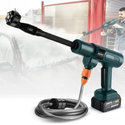 Yofidra 6-in-1 Bürstenlos Hochdruckreiniger Autowaschpistole Garten Hochdruckpistole Mit 2 Akkus -Garten- & Gewächshäuser Geschäft f267758e53d47f6d87b81a32bdc7e131