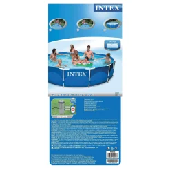 INTEX Frame Pool - Set Rondo Ø 366 X 76 Cm, Farbe: Blau; 128212NP -Garten- & Gewächshäuser Geschäft f277a79b1564b456cc64e852a31c1e88