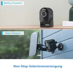 Reolink 2K 4MP Überwachungskamera Aussen Mit 2,4GHz/5GHz WLAN, Personen- Und Fahrzeugerkennung, Videoüberwachung Argus 3 Pro Mit Solarpanel (2 Stück), Schwarz -Garten- & Gewächshäuser Geschäft f2afd965ca7e317d9166d1fd0a42b57c