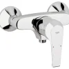 Grohe Duscharmatur Swift, 33291, Einhandmischer Für Brause Mit Keramikkartusche, Geschlossenem Hebel & Verdeckten S-Anschlüssen, Chrom, 09188 6