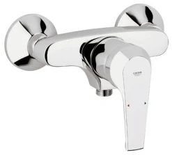 Grohe Duscharmatur Swift, 33291, Einhandmischer Für Brause Mit Keramikkartusche, Geschlossenem Hebel & Verdeckten S-Anschlüssen, Chrom, 09188 6