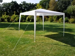 Haushalt International Pavillon 3x3m, Ohne Seitenwände, Weiß -Garten- & Gewächshäuser Geschäft f312ded5ad03cd2a364696ffb3aa22e9