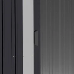 Outsunny Gerätehaus Mit 2 Schiebetüren Metall Gartenhaus 2,6 M² Geräteschuppen Verzinkter Stahl Dunkelgrau 195,5 X 153 X 188 Cm 15 Outsunny Gerätehaus Mit 2 Schiebetüren Metall Gartenhaus 2,6 M² Geräteschuppen Verzinkter Stahl Dunkelgrau 195,5 X 153 X 188 Cm -Garten- & Gewächshäuser Geschäft f320c904dacb8cee0c630e9302e2a06d