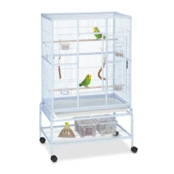 Relaxdays Vogelvoliere Mit Rollen