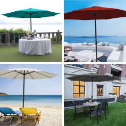 Wolketon 3m-3.5m Sonnenschirm Marktschirm Mit Handkurbel UV40+ Outdoor-Schirm Terrassen Gartenschirm,Grau,3.5m 11 Wolketon 3m-3.5m Sonnenschirm Marktschirm Mit Handkurbel UV40+ Outdoor-Schirm Terrassen Gartenschirm,Grau,3.5m -Garten- & Gewächshäuser Geschäft f35df9bc34710dae324f66b1fcf1fa71 2